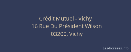 Crédit Mutuel - Vichy