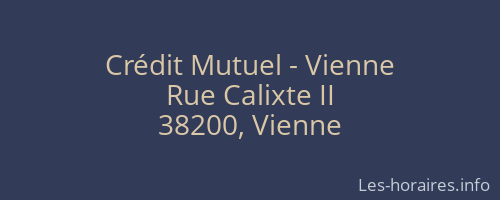 Crédit Mutuel - Vienne
