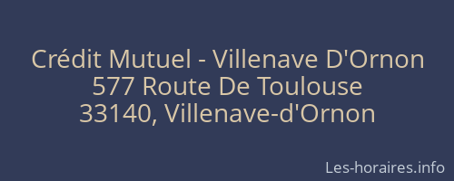 Crédit Mutuel - Villenave D'Ornon
