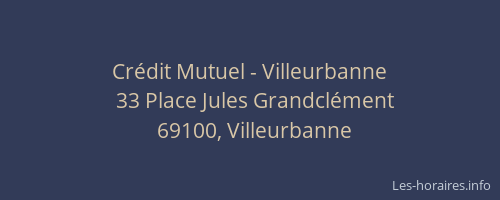 Crédit Mutuel - Villeurbanne