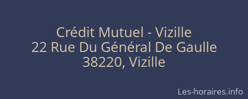 Crédit Mutuel - Vizille