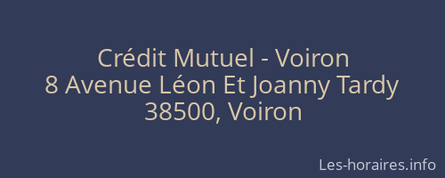 Crédit Mutuel - Voiron