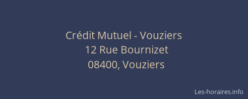 Crédit Mutuel - Vouziers