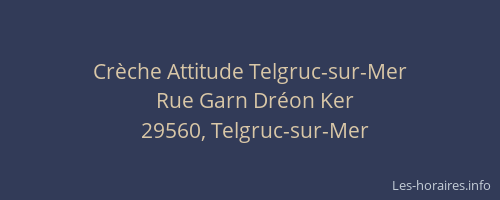 Crèche Attitude Telgruc-sur-Mer