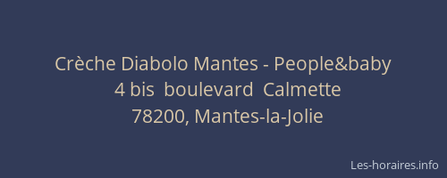 Crèche Diabolo Mantes - People&baby