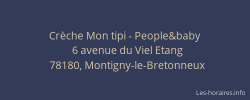 Crèche Mon tipi - People&baby