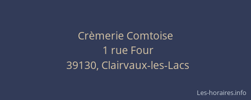 Crèmerie Comtoise