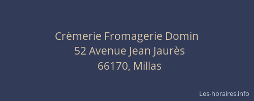 Crèmerie Fromagerie Domin