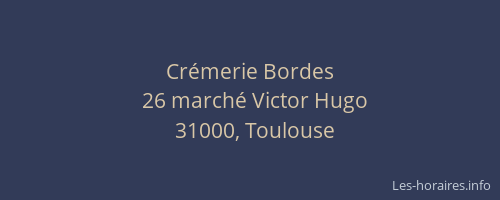 Crémerie Bordes
