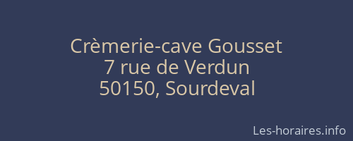 Crèmerie-cave Gousset