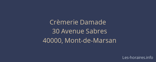 Crèmerie Damade