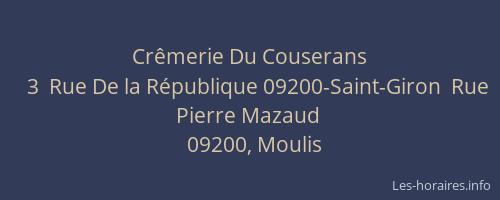 Crêmerie Du Couserans