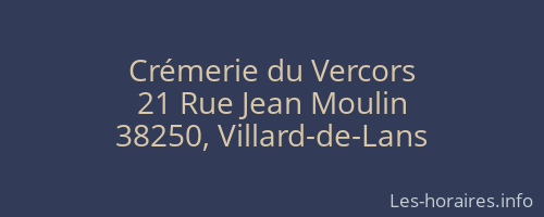 Crémerie du Vercors