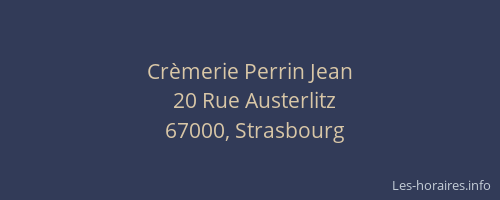Crèmerie Perrin Jean