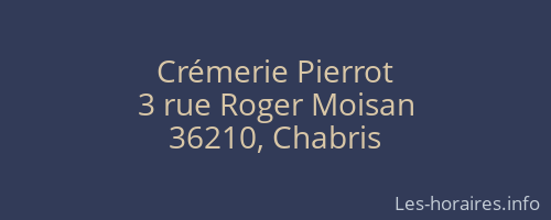 Crémerie Pierrot