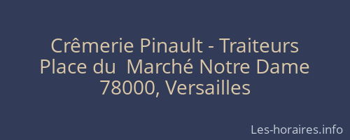 Crêmerie Pinault - Traiteurs