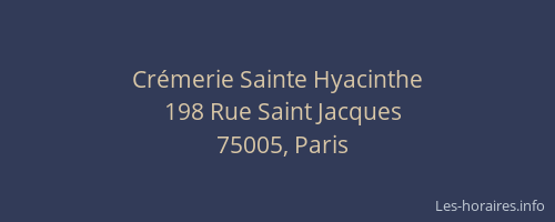 Crémerie Sainte Hyacinthe