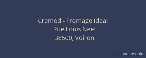 Cremod - Fromage Ideal