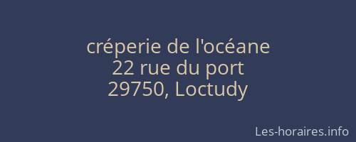 créperie de l'océane