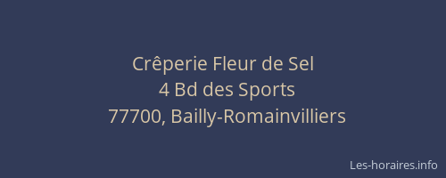 Crêperie Fleur de Sel