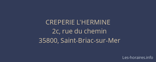 CREPERIE L'HERMINE
