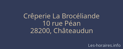 Crêperie La Brocéliande