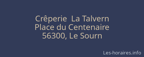 Crêperie  La Talvern