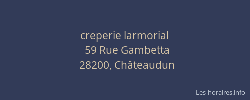 creperie larmorial
