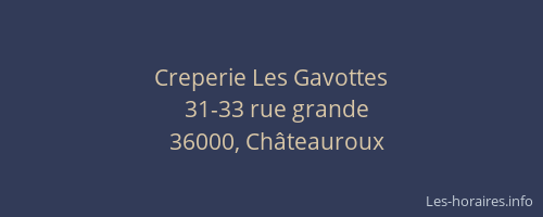 Creperie Les Gavottes