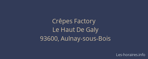 Crêpes Factory