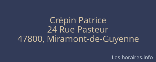 Crépin Patrice
