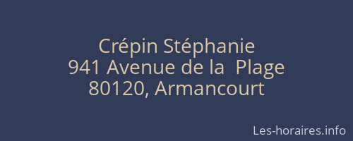 Crépin Stéphanie