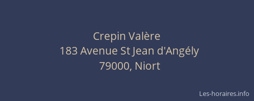 Crepin Valère