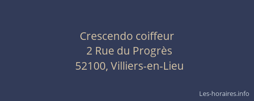 Crescendo coiffeur