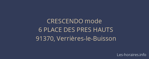 CRESCENDO mode