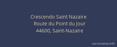 Crescendo Saint Nazaire