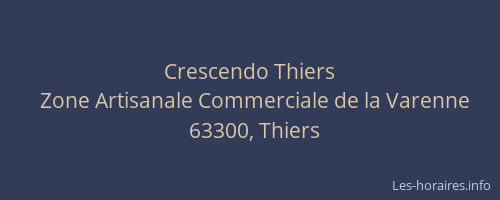 Crescendo Thiers