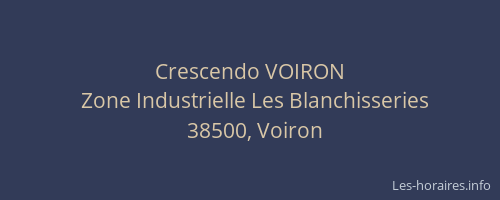 Crescendo VOIRON