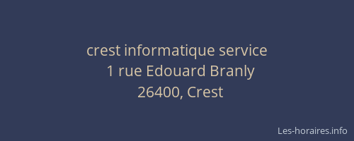 crest informatique service