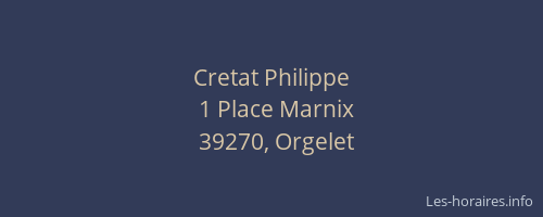 Cretat Philippe