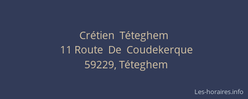 Crétien  Téteghem