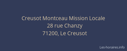Creusot Montceau Mission Locale