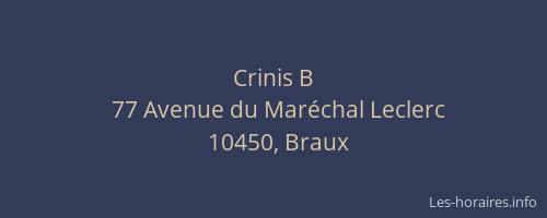 Crinis B