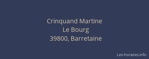 Crinquand Martine