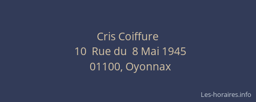Cris Coiffure