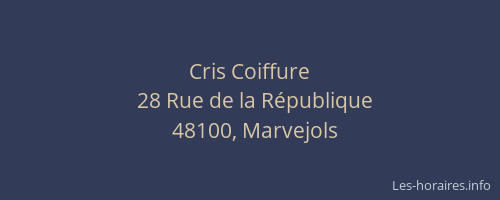Cris Coiffure