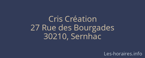 Cris Création