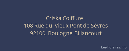 Criska Coiffure