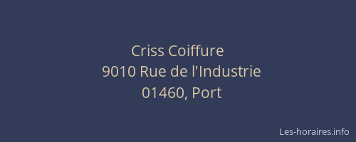 Criss Coiffure