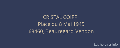 CRISTAL COIFF